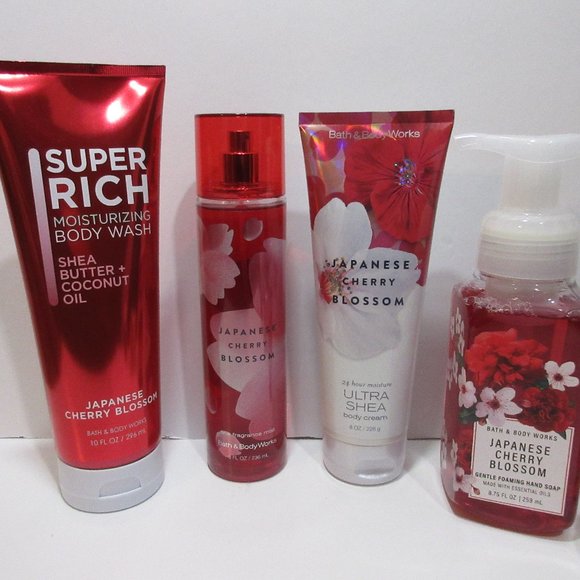 Bath and Body Works Japanese Cherry Blossom 7 PC Gift Set - Picture 2 of 4
